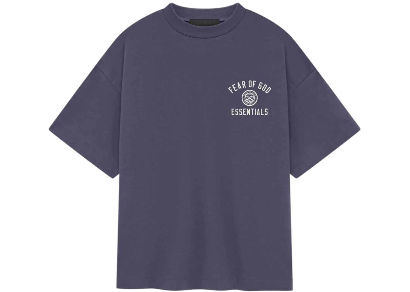 Fear of God Essentials Kids Jersey Crewneck Tee Marine