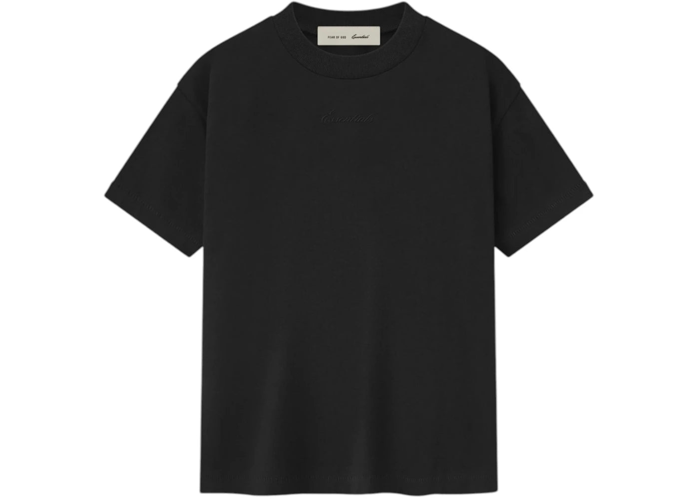 Fear of God Essentials Kids Signature 90's Short Sleeve Tee Black