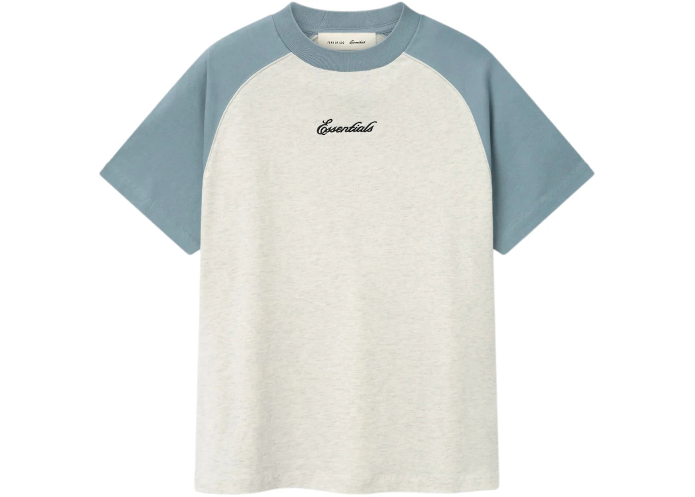 Fear of God Essentials Kids Signature Baseball Tee Oatmeal/Coastal