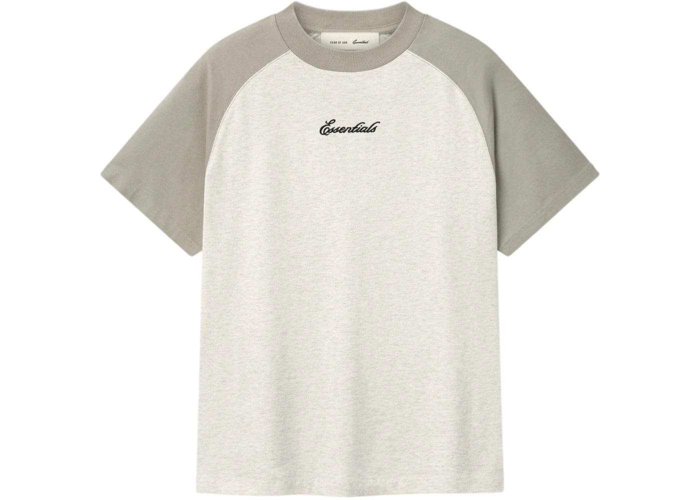 Fear of God Essentials Kids Signature Baseball Tee Oatmeal/Seal