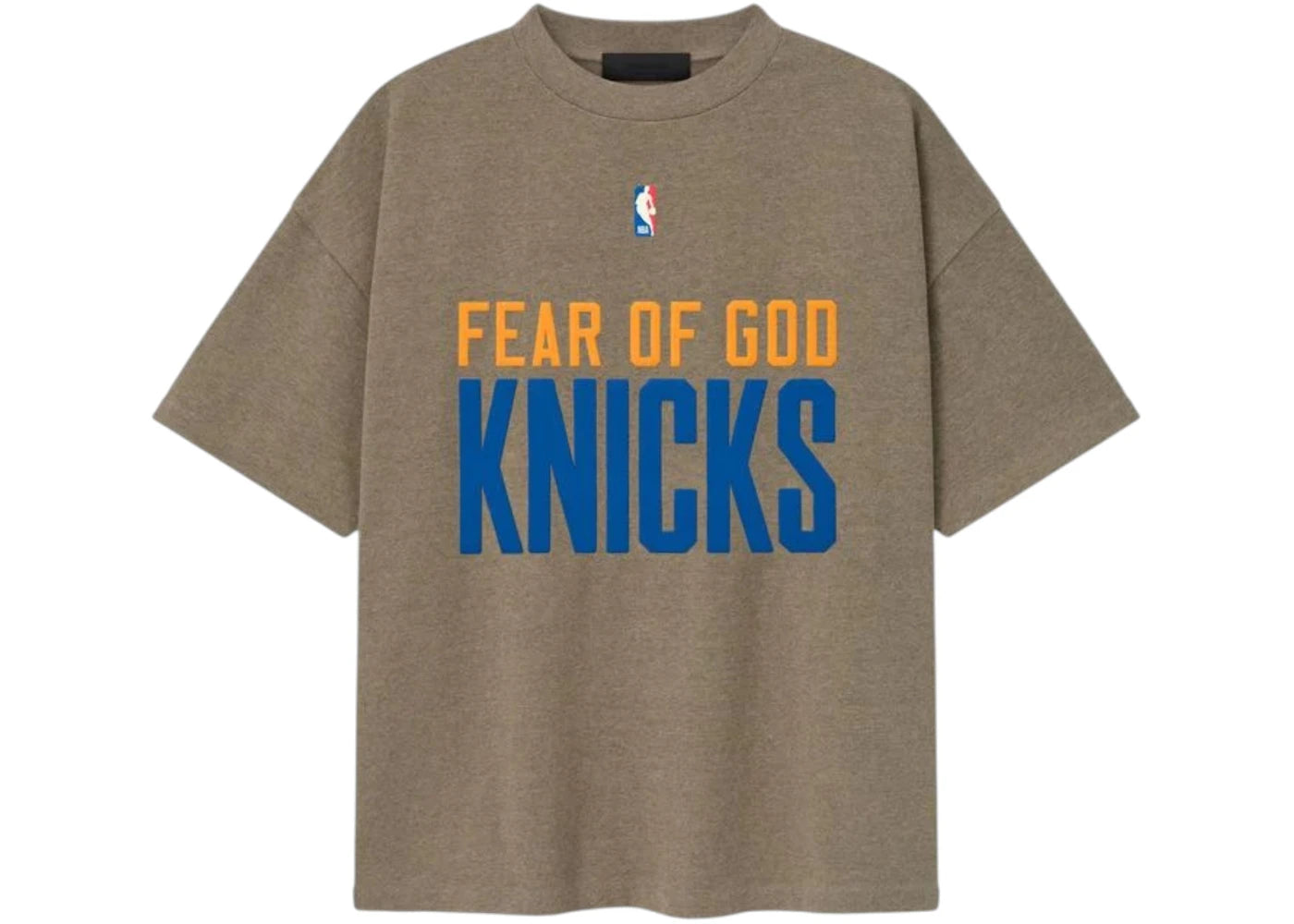Fear of God Essentials Knicks 90's Tee Homestead Heather
