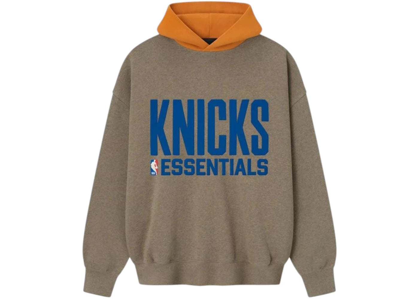 Fear of God Essentials Knicks Sport Hoodie Homestead Heather/Orange