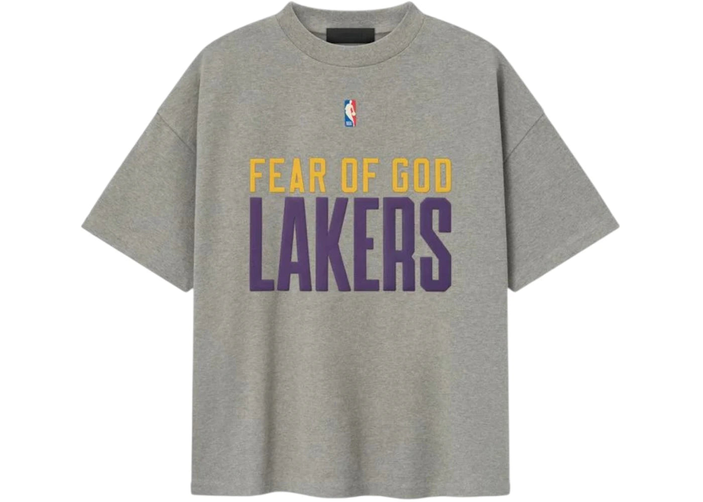 Fear of God Essentials Lakers 90's Tee Concrete Heather