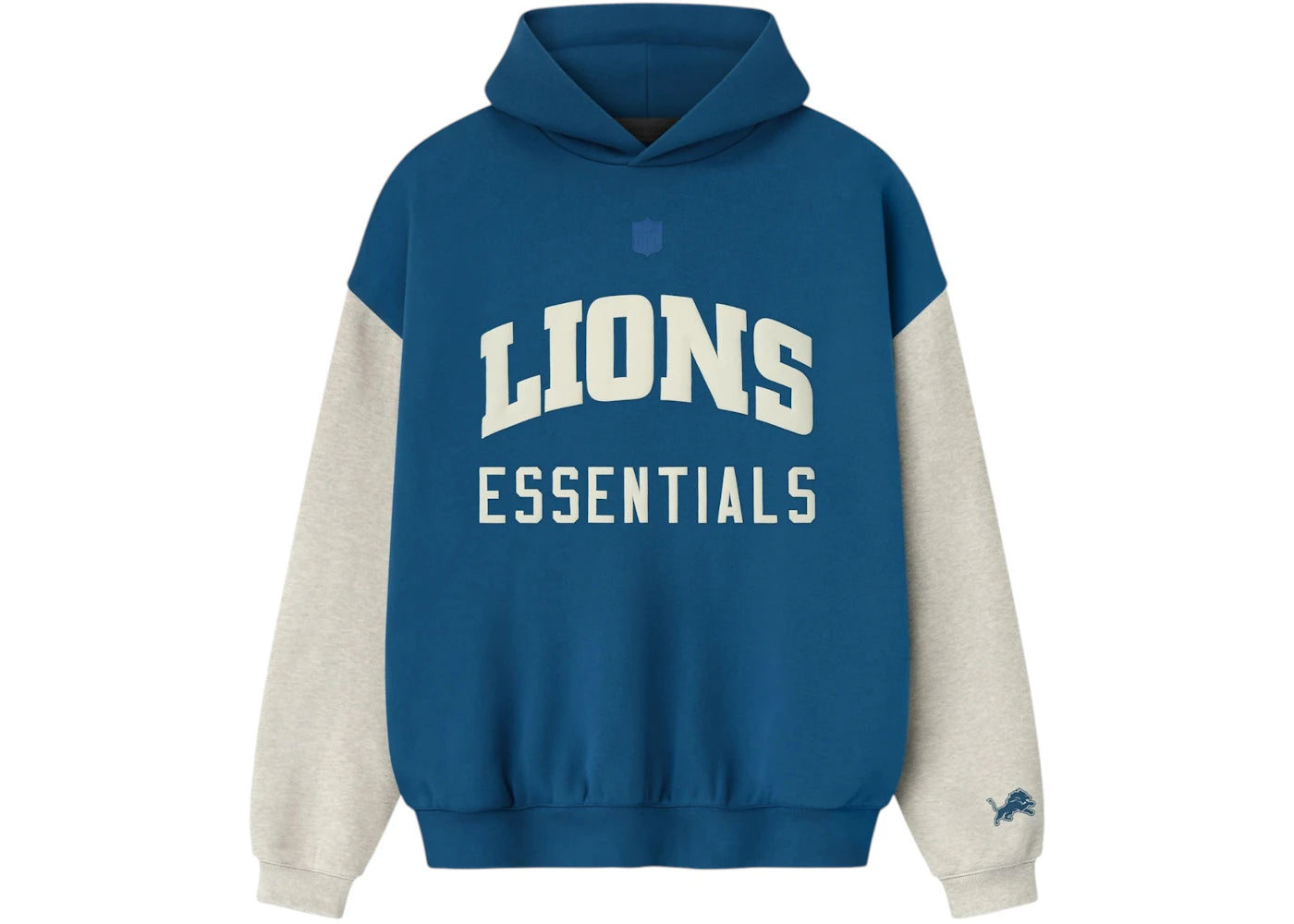 Fear of God Essentials Lions Sport Hoodie Blue Sapphire/Heather Stone