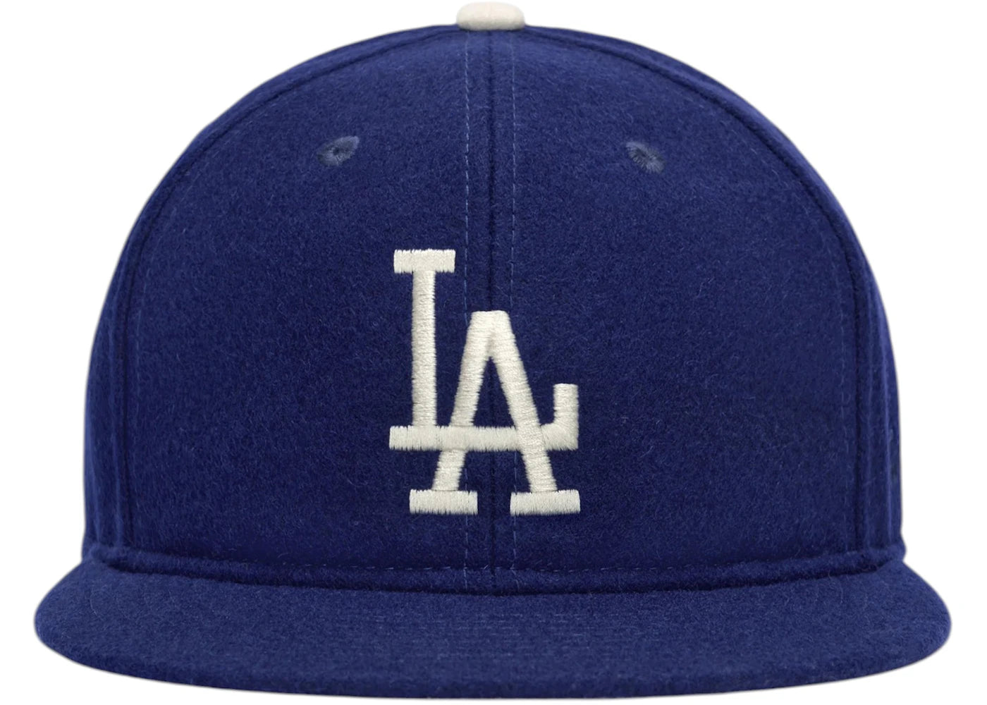 Fear of God Essentials Los Angeles Dodgers Wool Retro Crown 59FIFTY Fitted Cap Dark Blue
