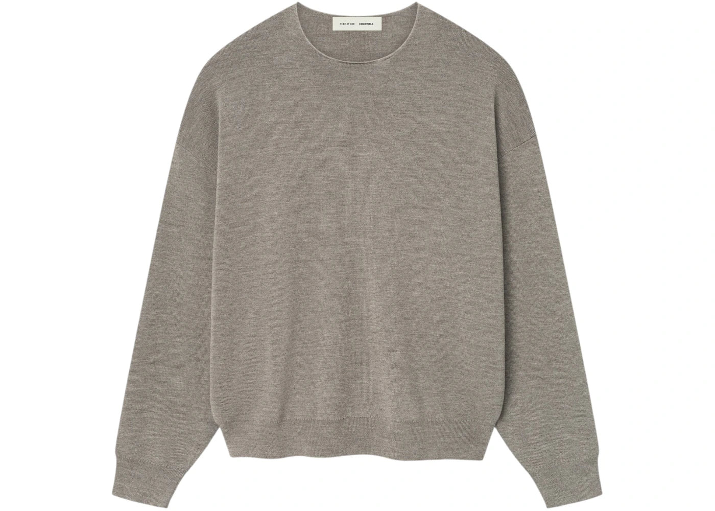 Fear of God Essentials Merino Crewneck Sweater Homestead Heather