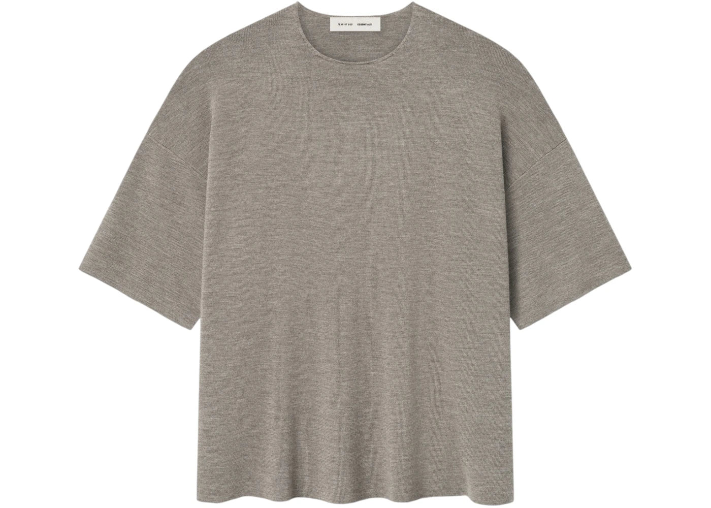 Fear of God Essentials Merino Short Sleeve Sweater Homestead Heather