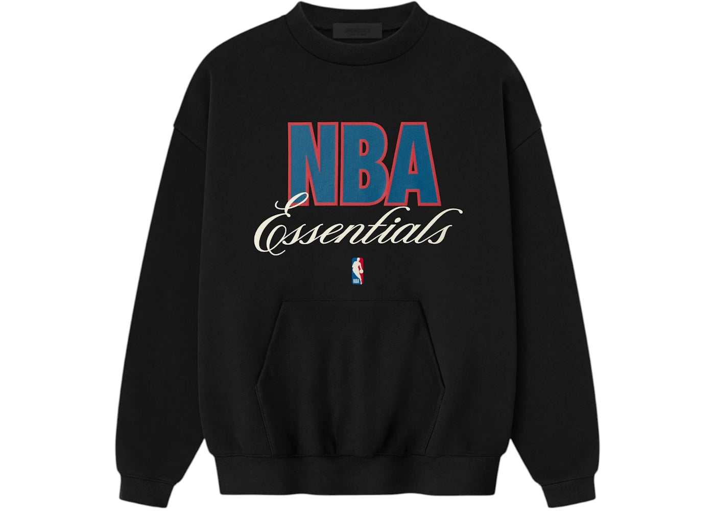 Fear of God Essentials NBA 90s Crewneck Sweatshirt Black