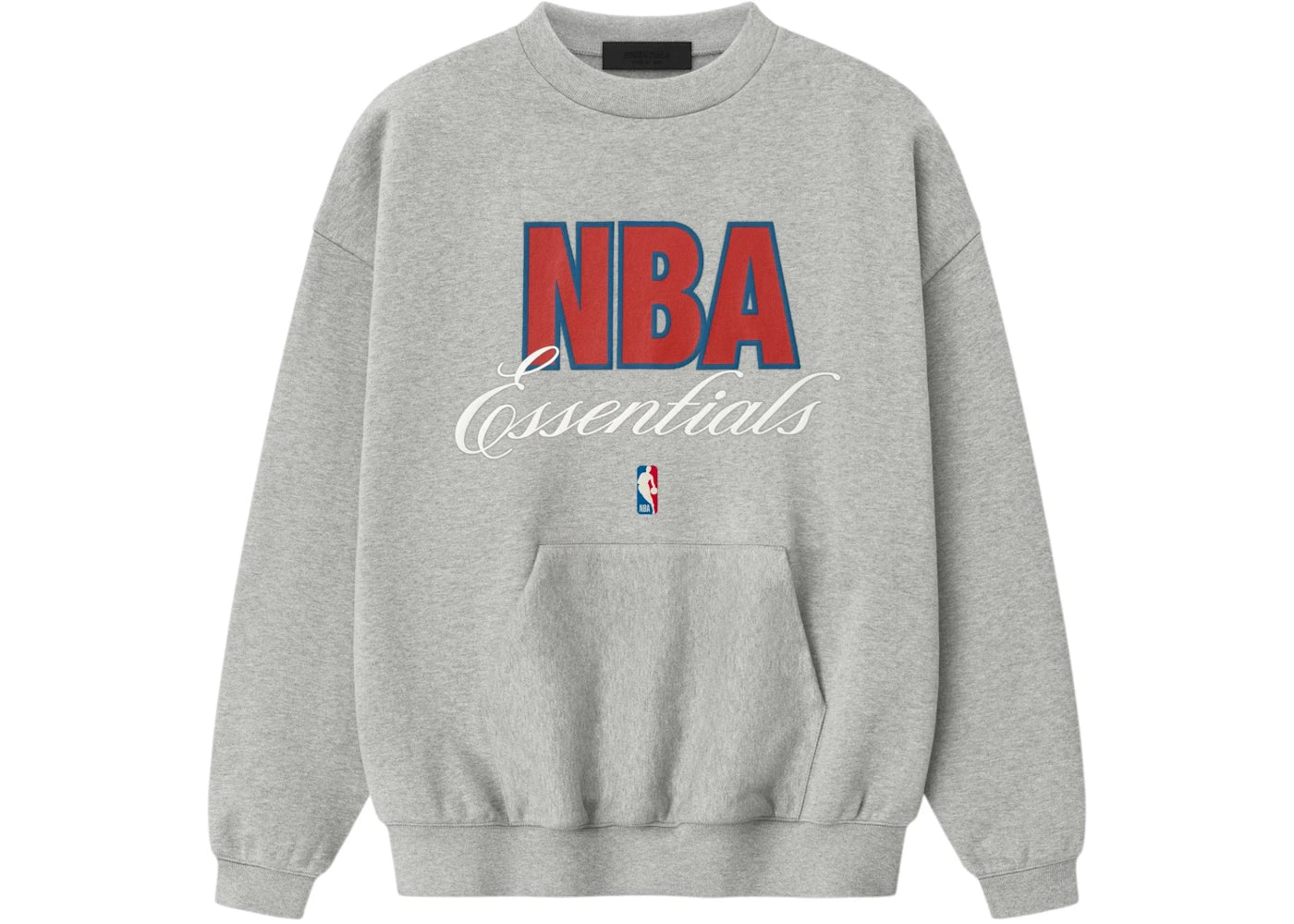 Fear of God Essentials NBA 90's Crewneck Sweatshirt Concrete Heather