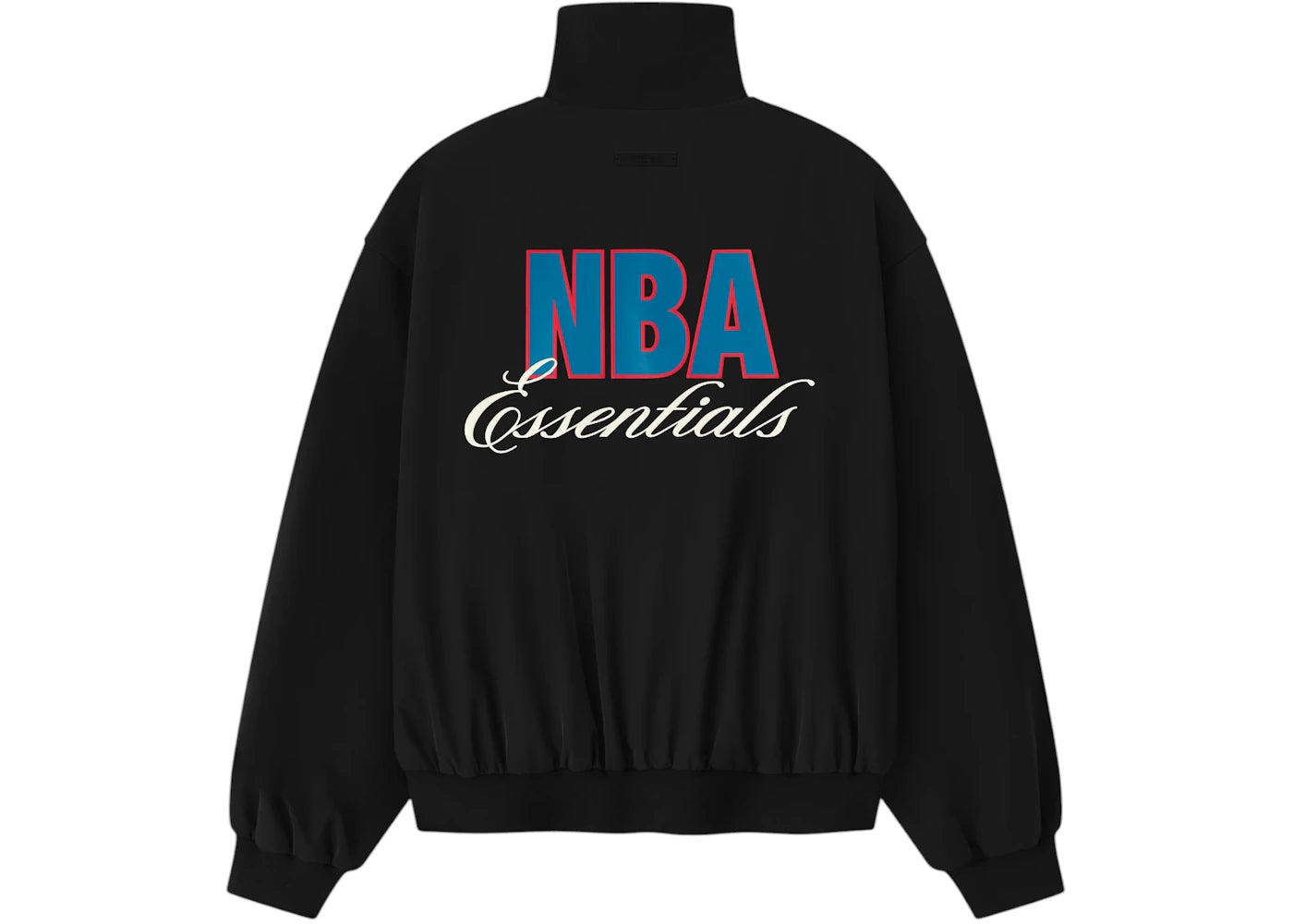 Fear of God Essentials NBA Half Zip Track Jacket (FW25) Black