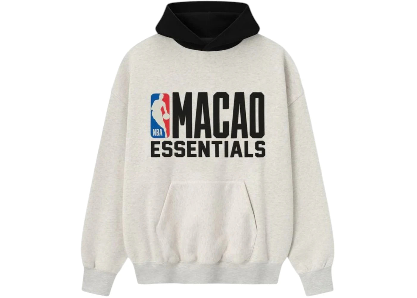 Fear of God Essentials NBA Macao Sport Hoodie Light Heather/Black