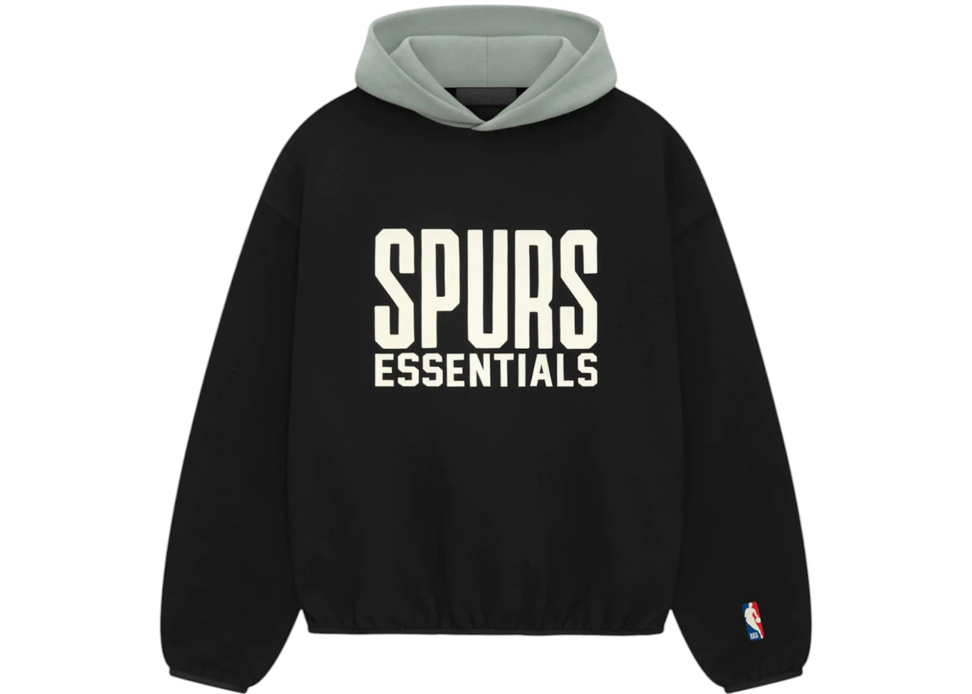 Fear of God Essentials NBA Spurs Hoodie Black/Teal