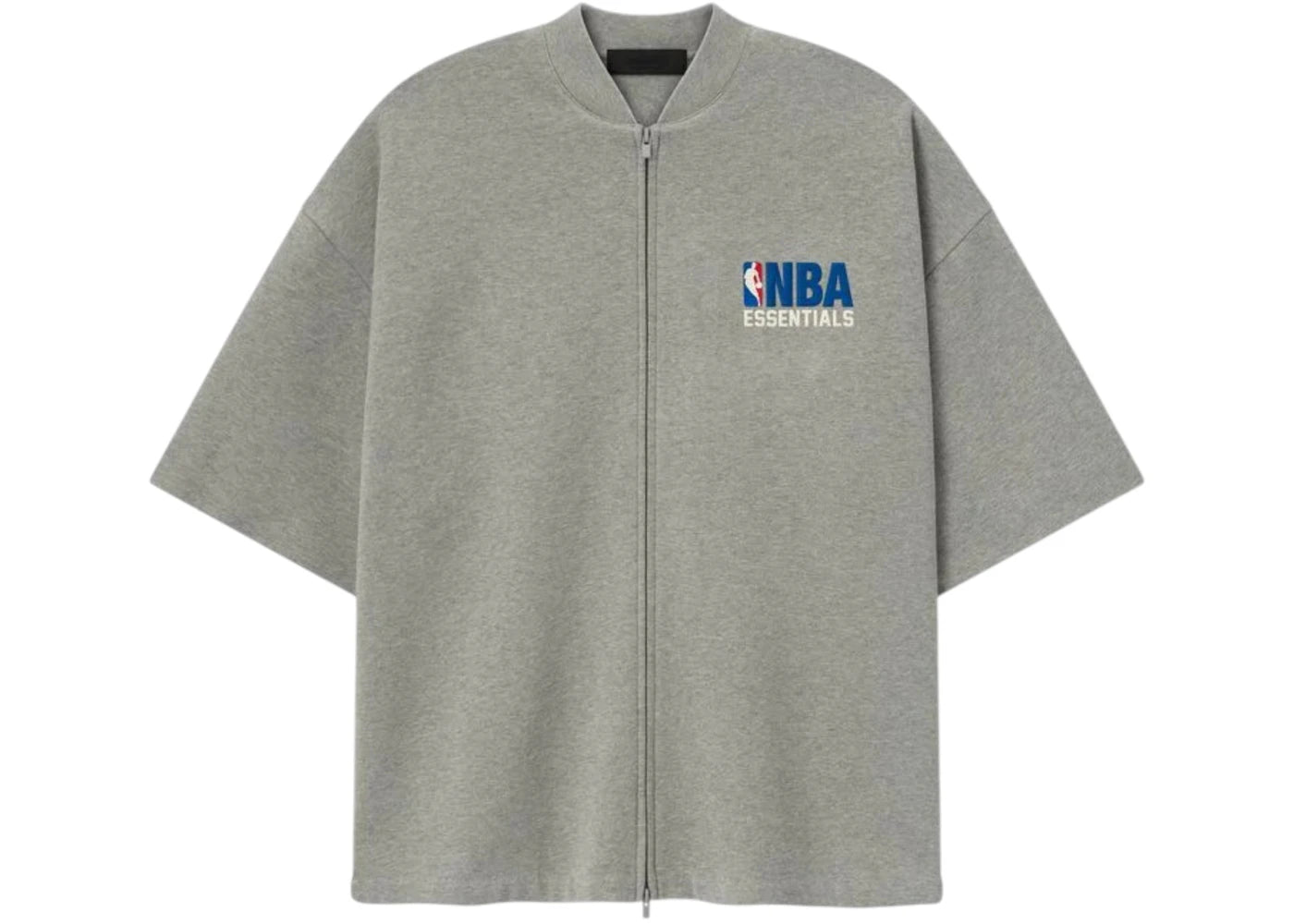 Fear of God Essentials NBA Zip Up Jacket Concrete Heather
