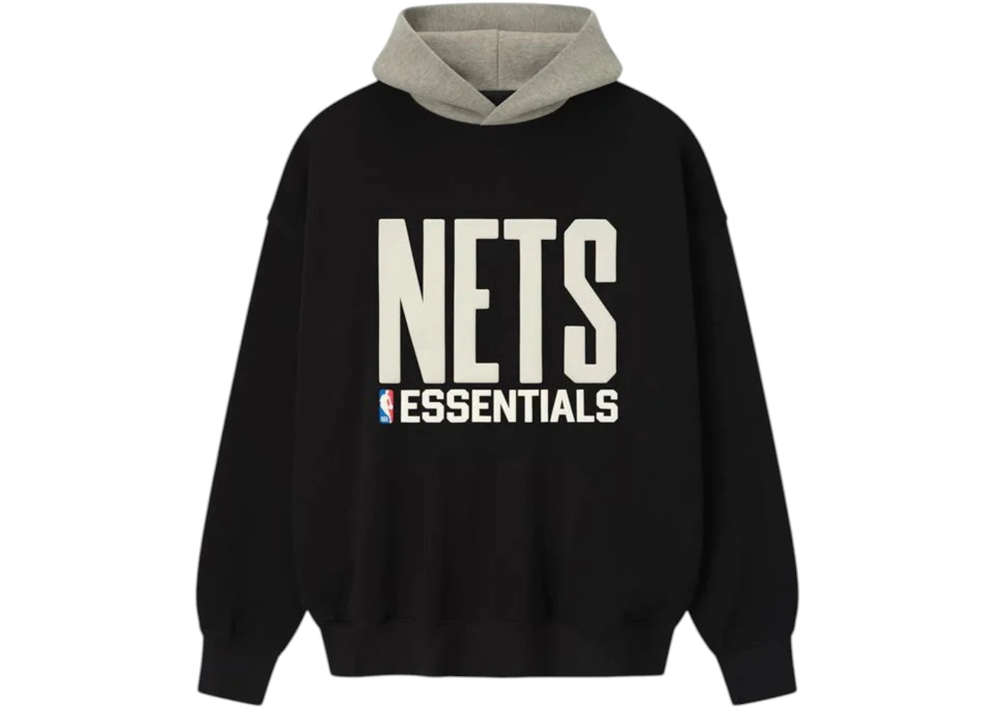 Fear of God Essentials Nets Sport Hoodie Black/Warm Heather