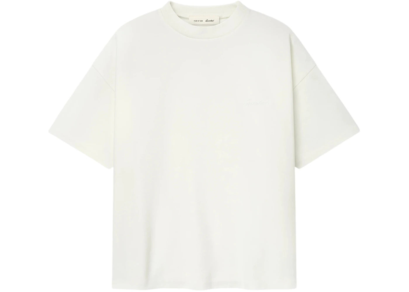 Fear of God Essentials Pique Signature 90's Tee Ivory