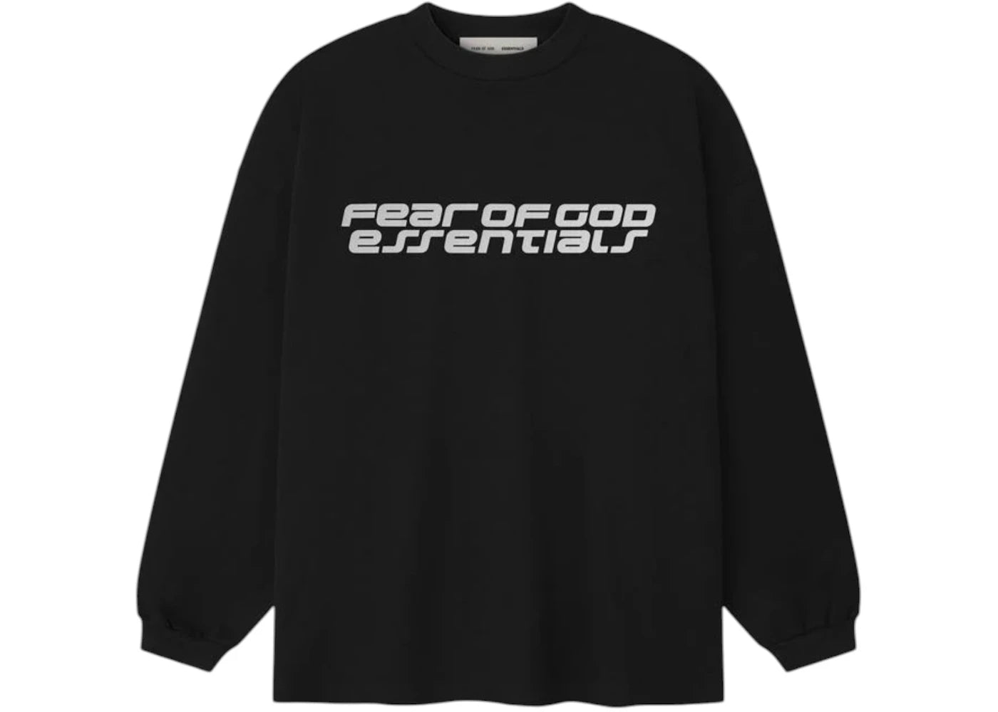 Fear of God Essentials Ponte 90's Long Sleeve Tee Vintage Black