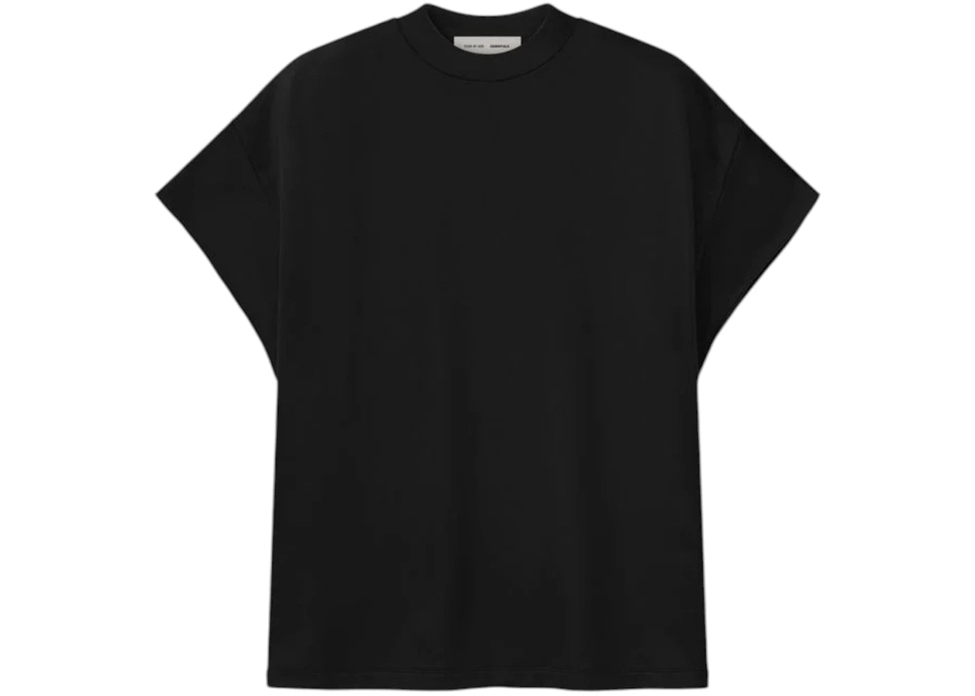 Fear of God Essentials Satin Fleece 90's Muscle Tee Vintage Black