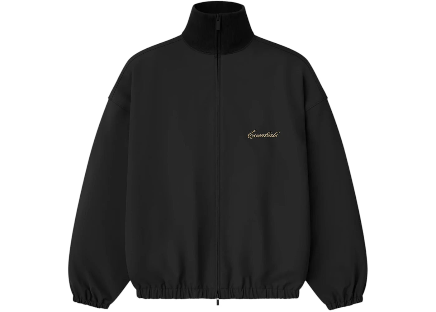 Fear of God Essentials Signature Track Jacket Vintage Black
