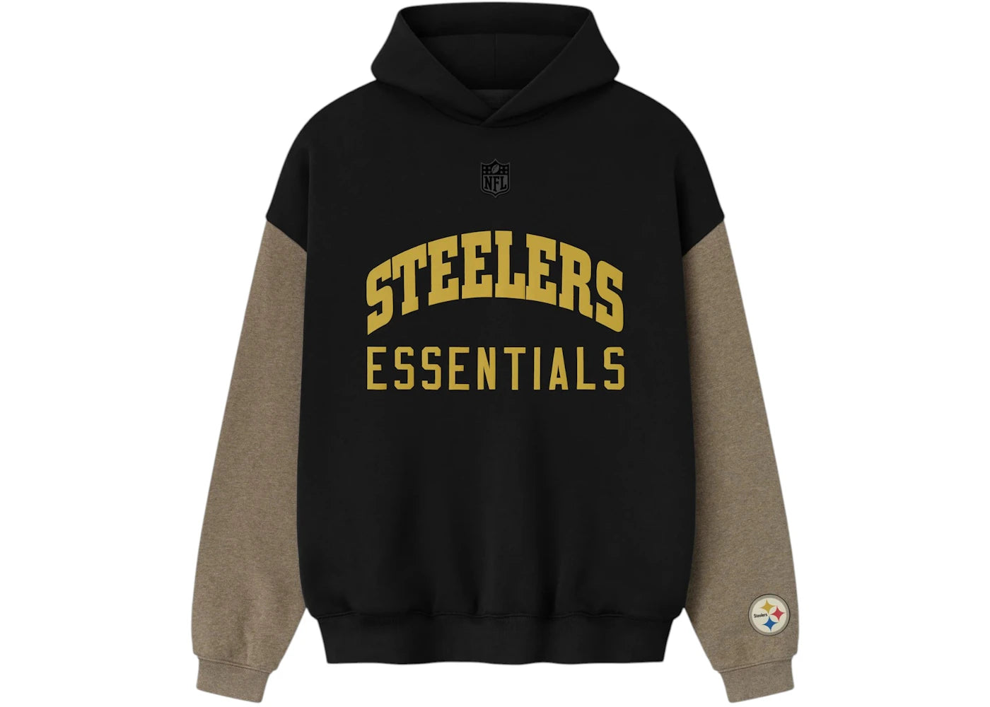 Fear of God Essentials Steelers Sport Hoodie Black/Homestead Heather