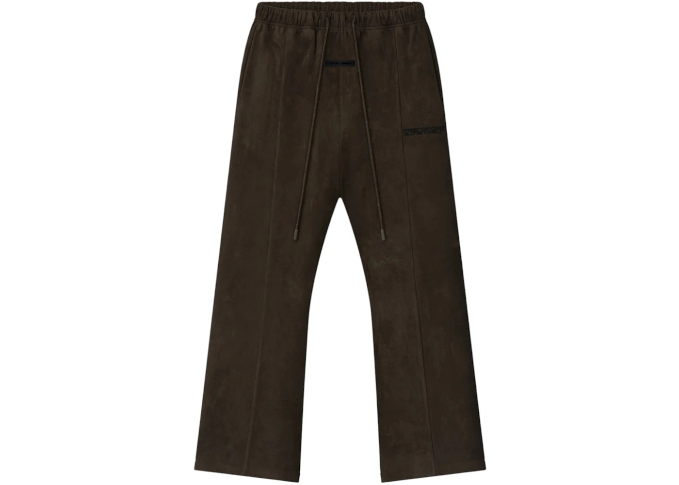 Fear of God Essentials Suede Fleece Flare Pant Brown