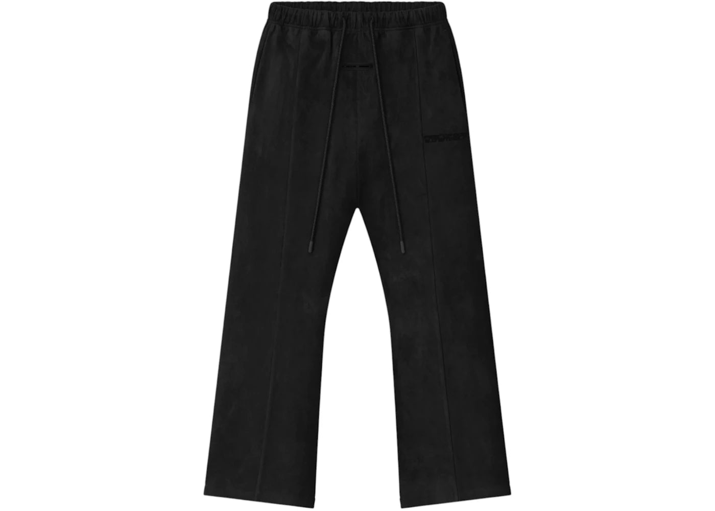 Fear of God Essentials Suede Fleece Flare Pant Vintage Black