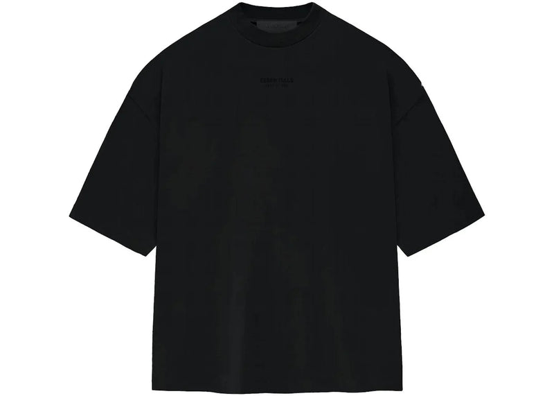 Fear of God Essentials Small Logo Tee Jet Black - Side Kicks