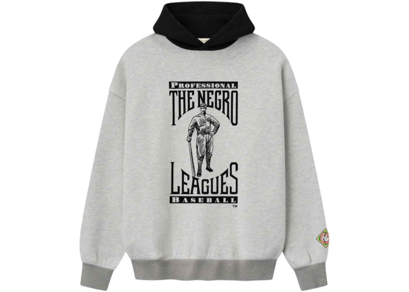 Fear of God Essentials The Negro Leagues Hoodie Light Heather/Black