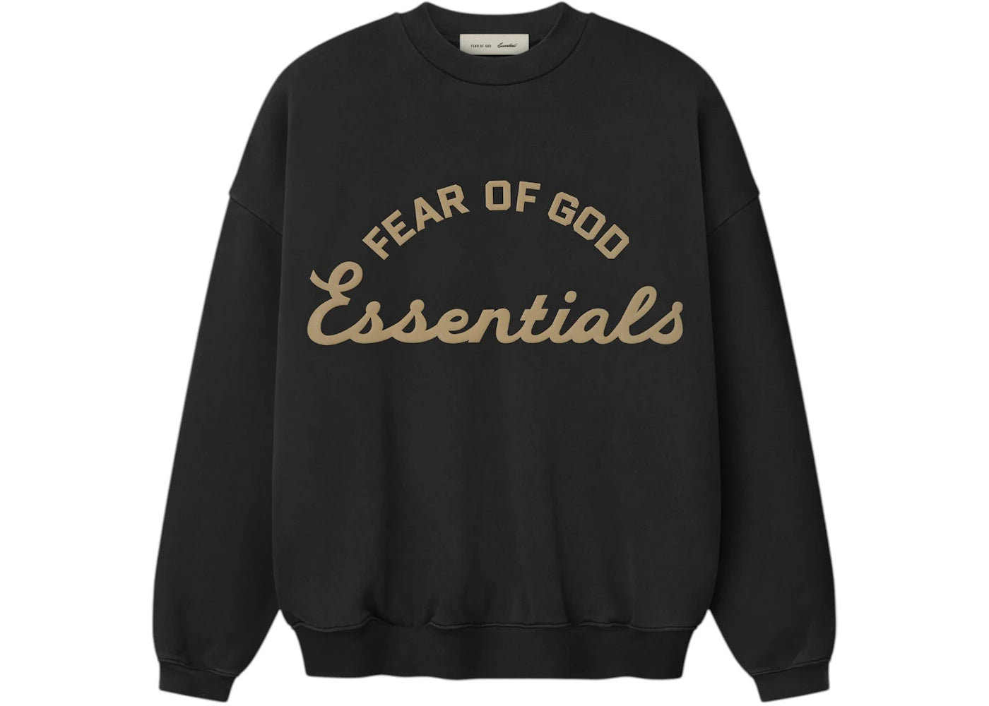 Fear of God Essentials Training 90's Crewneck Sweatshirt Faded Black