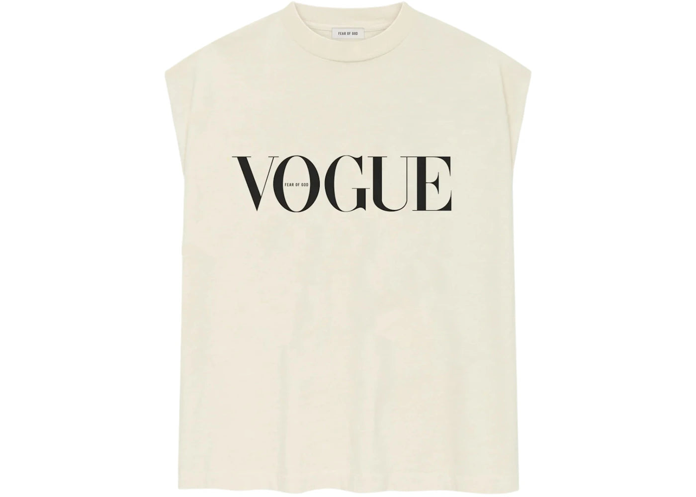 Fear of God Essentials Vogue Fear of God Muscle Tee Cream