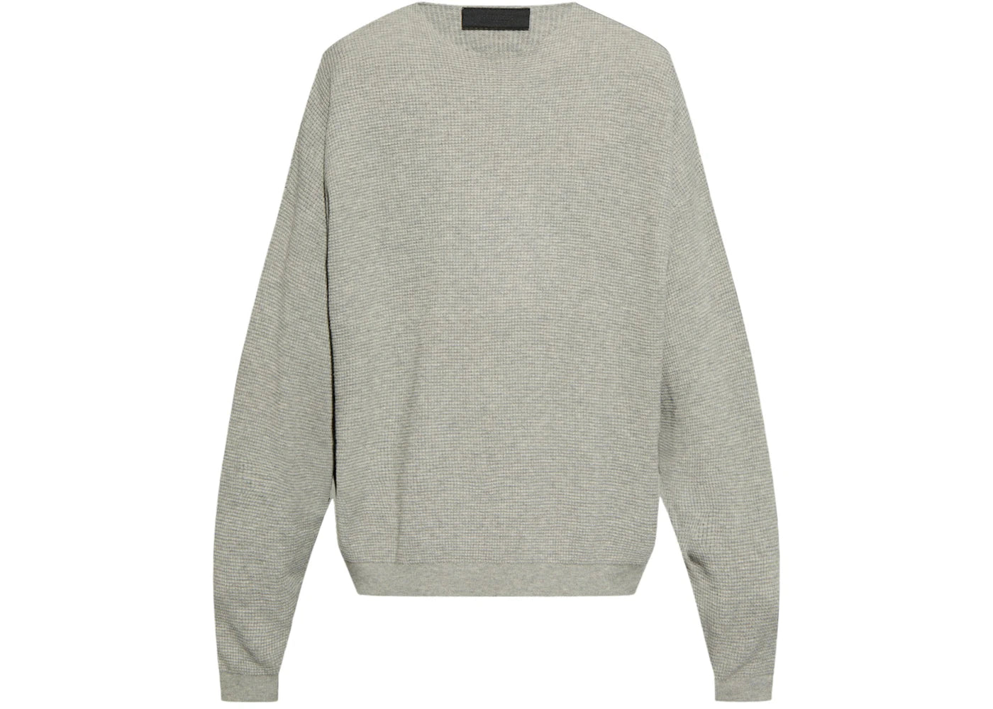 Fear of God Essentials Waffle Crewneck Sweater Dark Heather