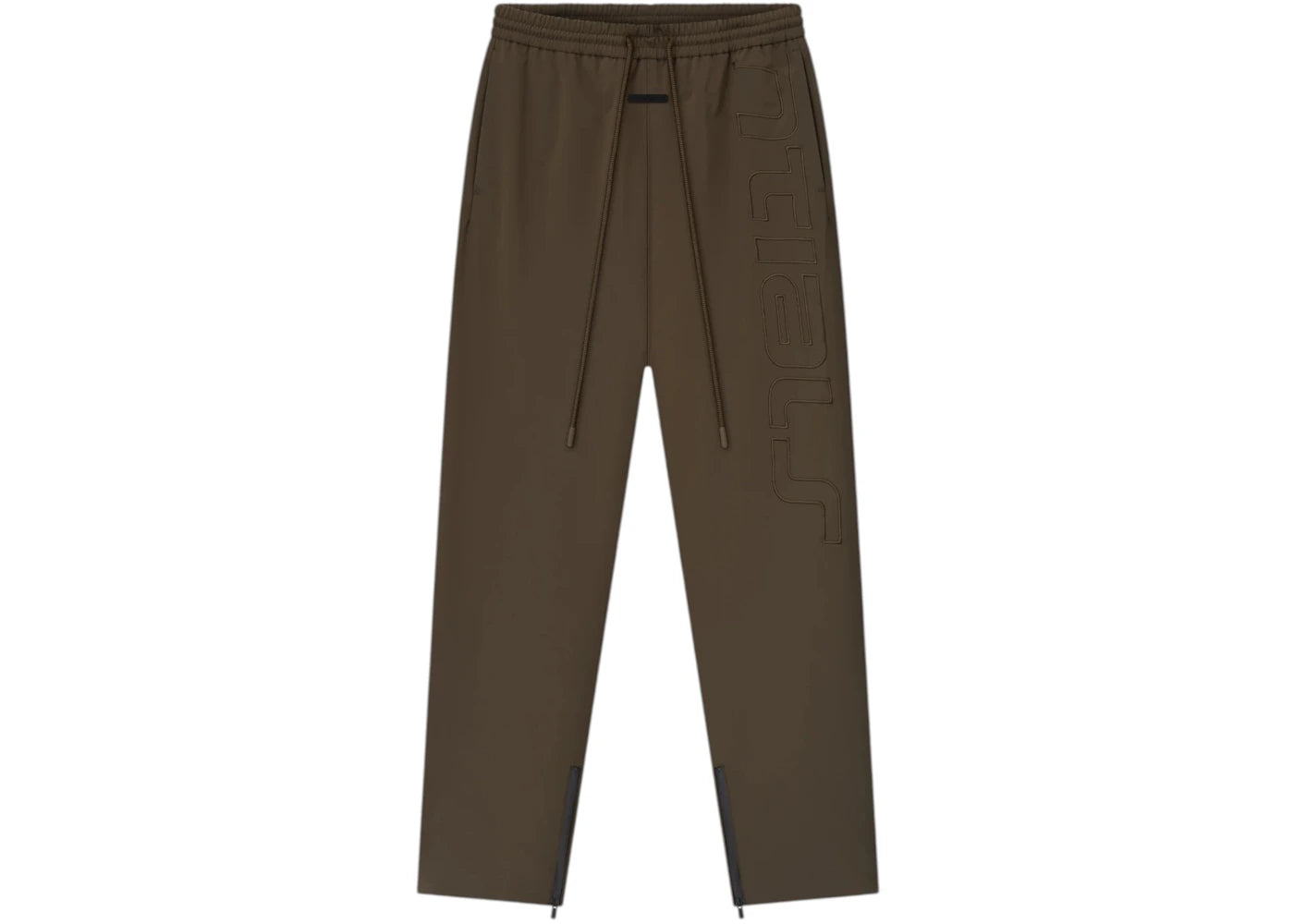 Fear of God Essentials Womens Active Trace Track Pant Brown