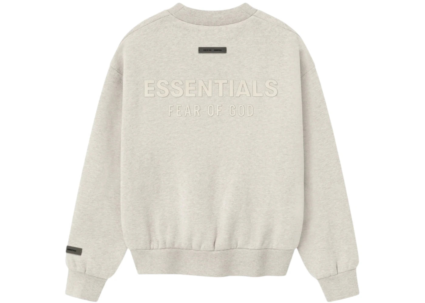 Fear of God Essentials Womens Classic Fleece Crewneck (FW25) Heather Stone