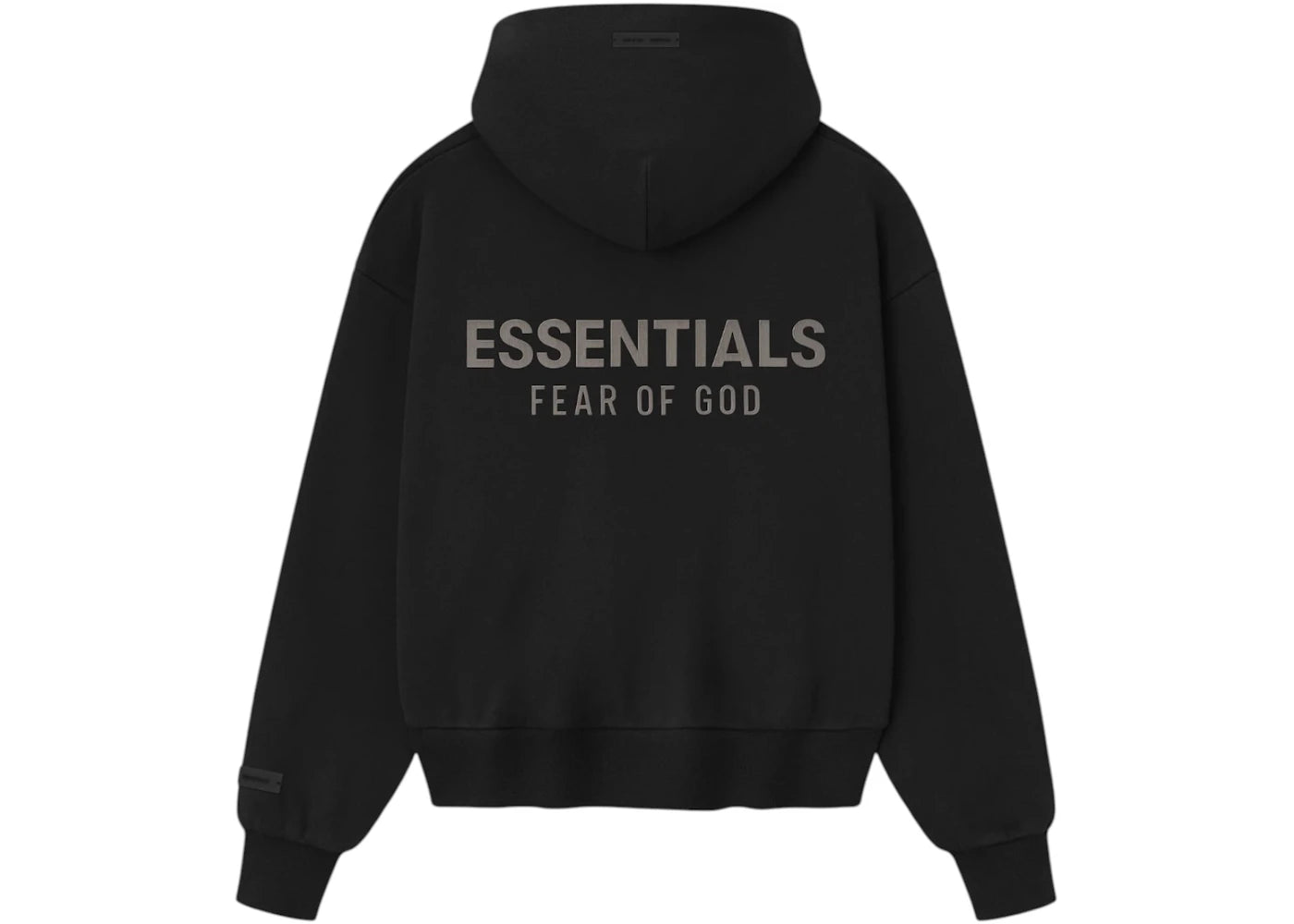 Fear of God Essentials Womens Classic Fleece Crewneck Jet Black