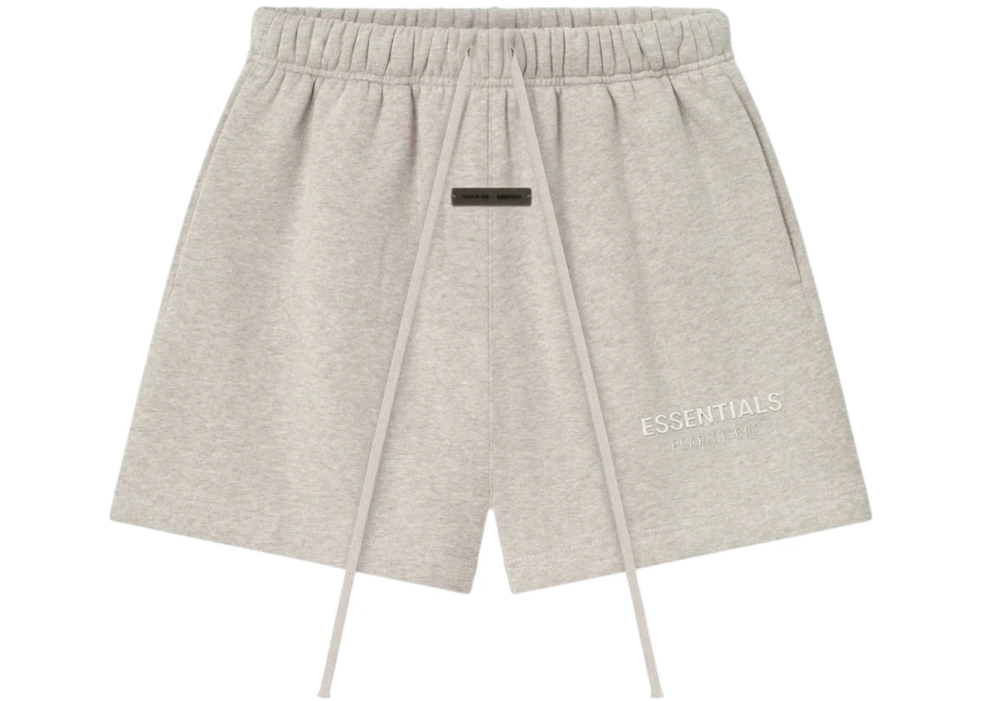 Fear of God Essentials Womens Classic Fleece Sweatshort Heather Stone