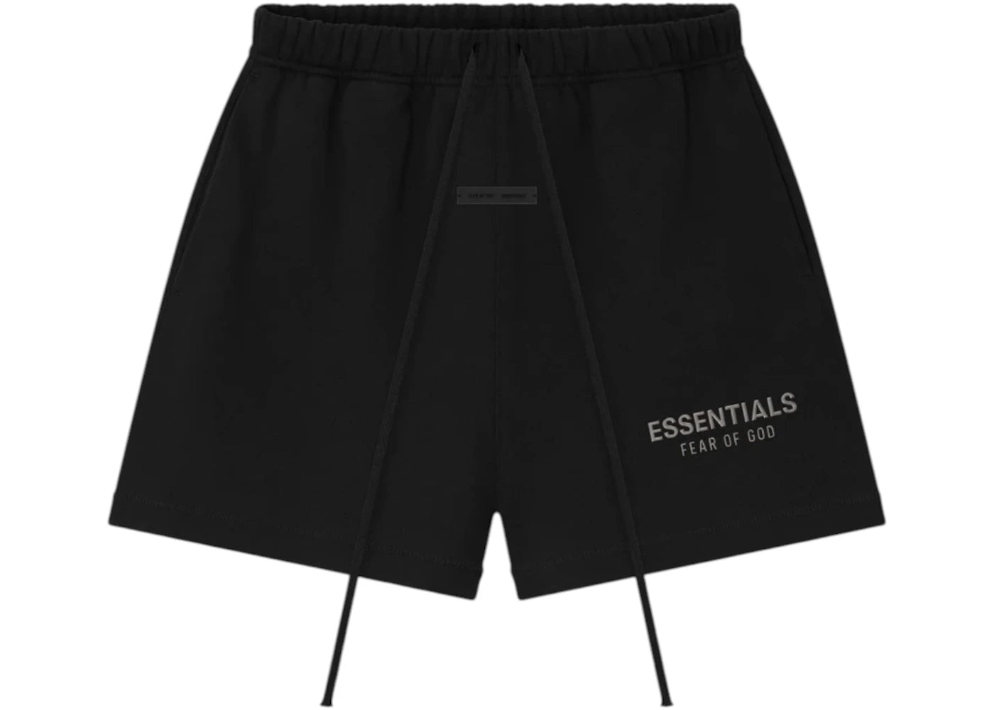 Fear of God Essentials Womens Classic Fleece Sweatshort Jet Black