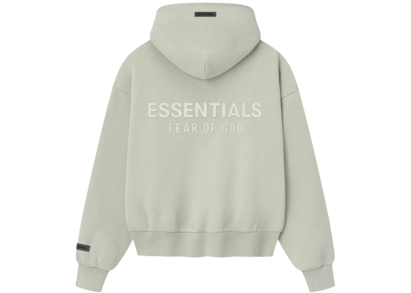 Fear of God Essentials Womens Classic Fleece Zip-Up Hoodie Abbey Stone