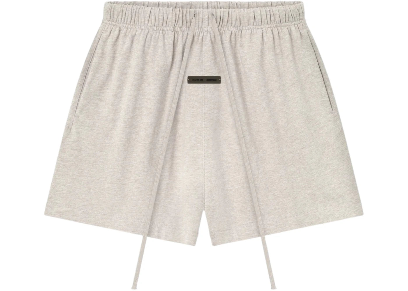 Fear of God Essentials Womens Classic Jersey Sweatshort Heather Stone