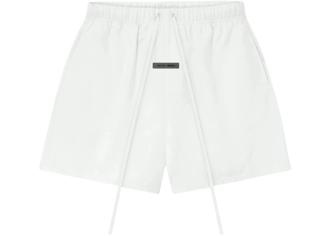 Fear of God Essentials Womens Classic Oxford Short Cloud White