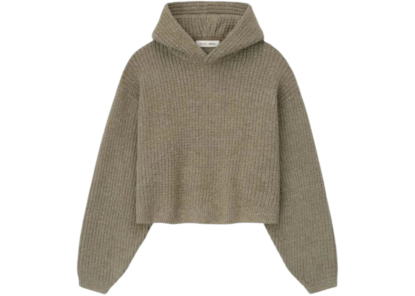 Fear of God Essentials Womens Heavy Waffle 90's Hoodie Homestead Heather