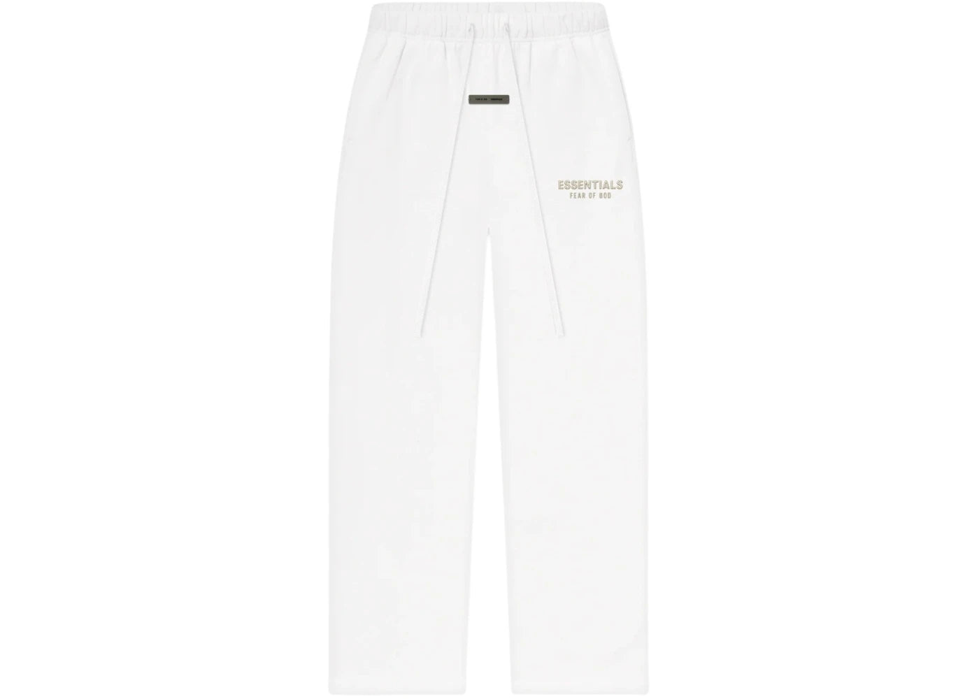 Fear of God Essentials Womens Relaxed Fleece Sweatpant Cloud White