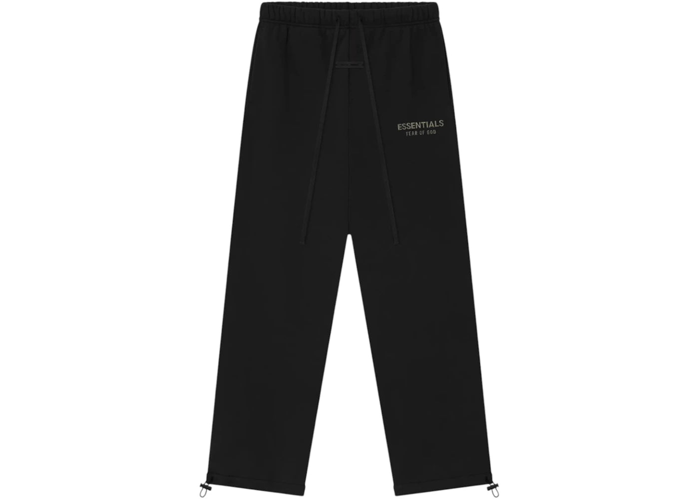 Fear of God Essentials Womens Relaxed Fleece Sweatpant Jet Black