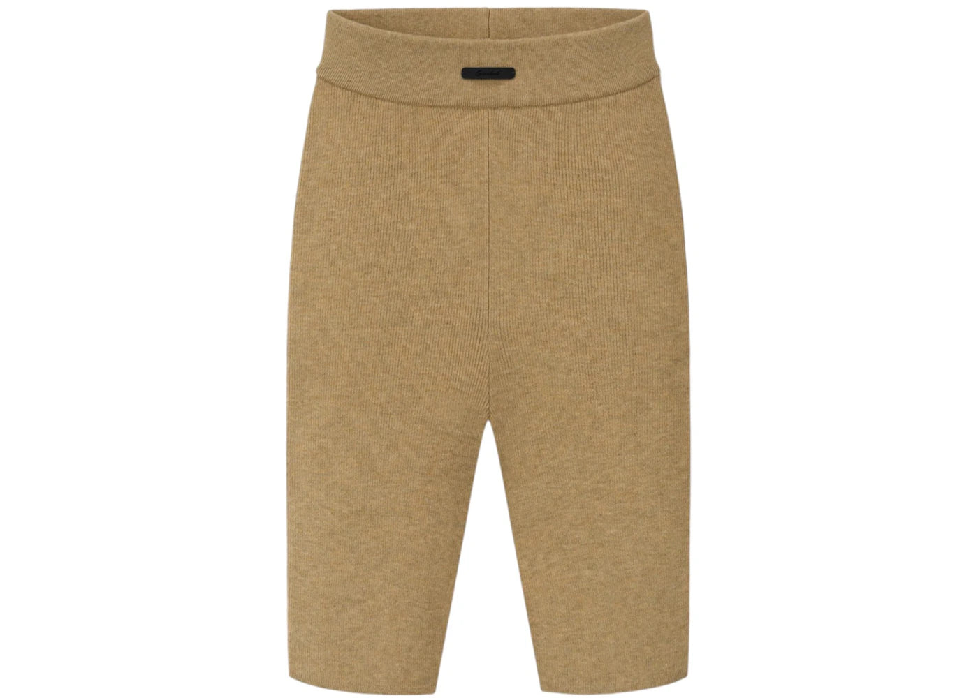 Fear of God Essentials Womens Rib Knit Bike Short Dune