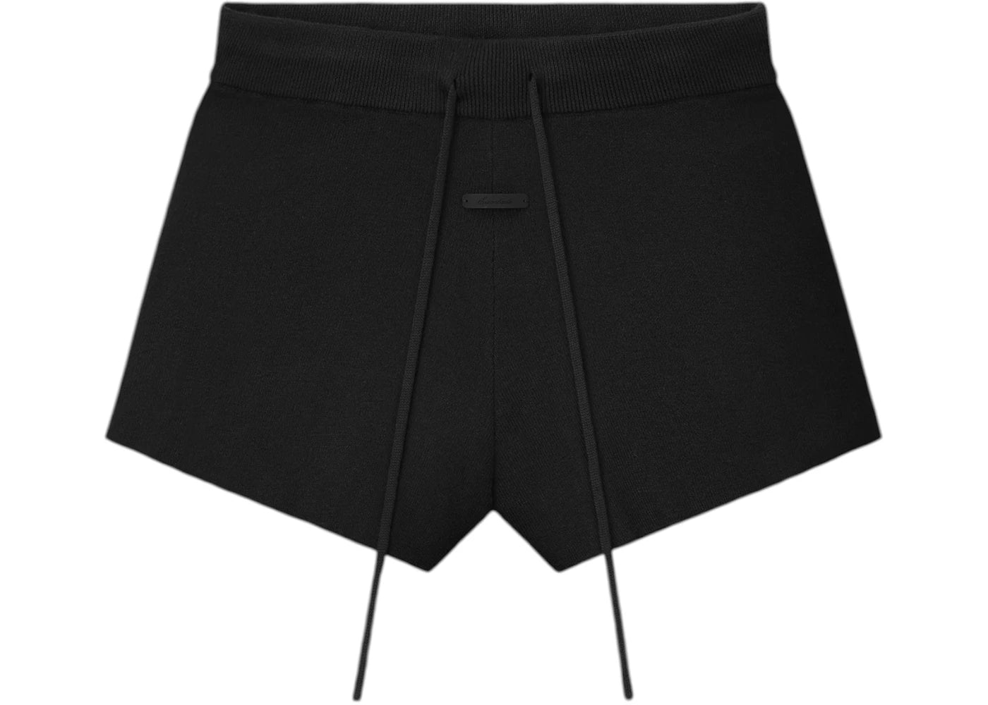 Fear of God Essentials Womens Rib Knit Running Short Vintage Black