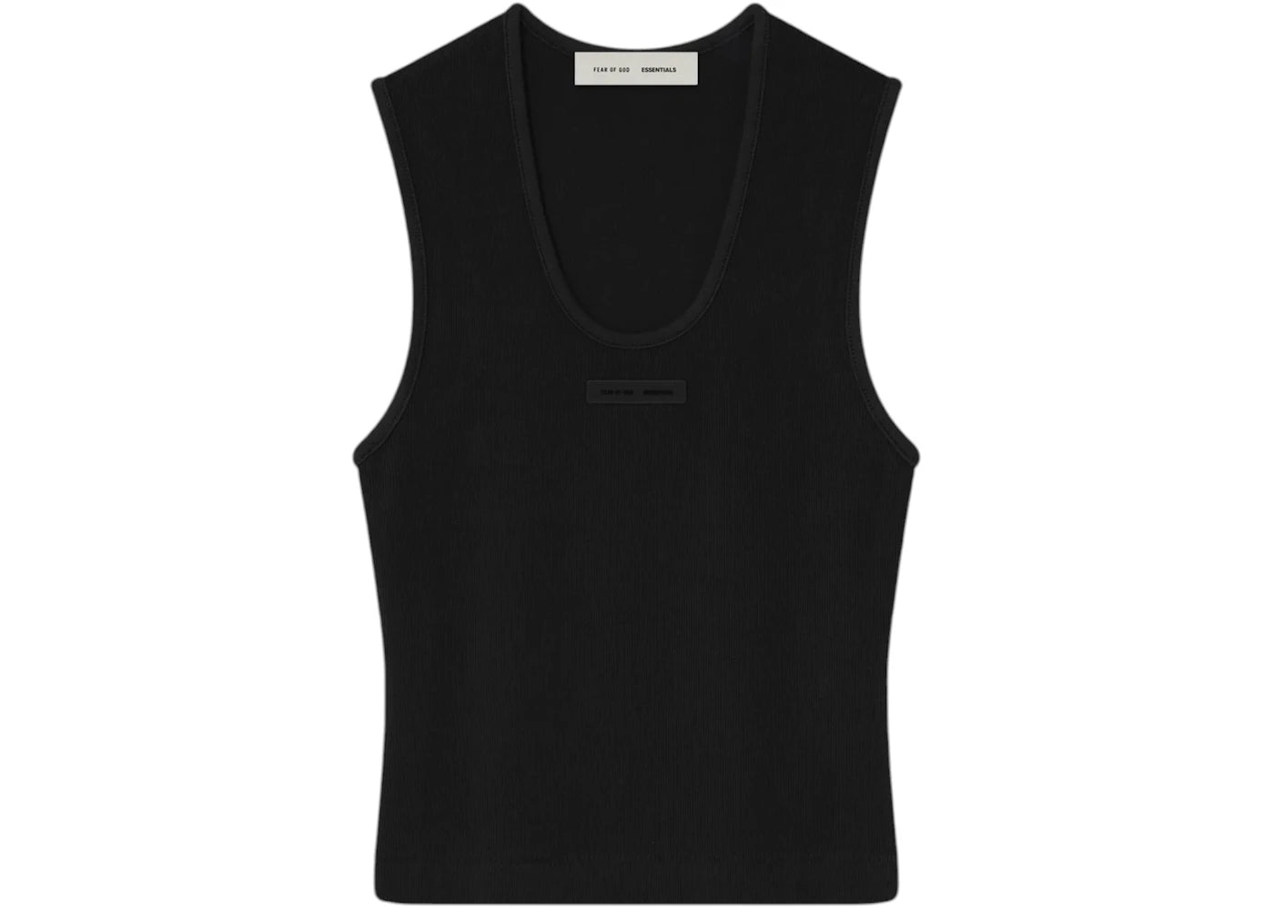 Fear of God Essentials Womens Rib Tank Jet Black