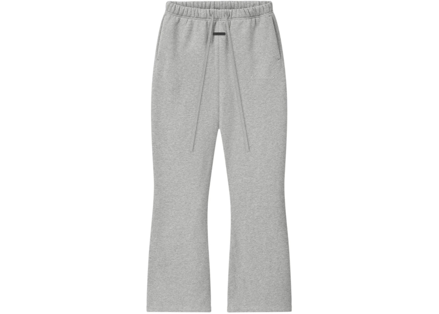 Fear of God Essentials Womens Signature Classic Fit Flare Sweatpant Concrete Heather/Dark Concrete Heather