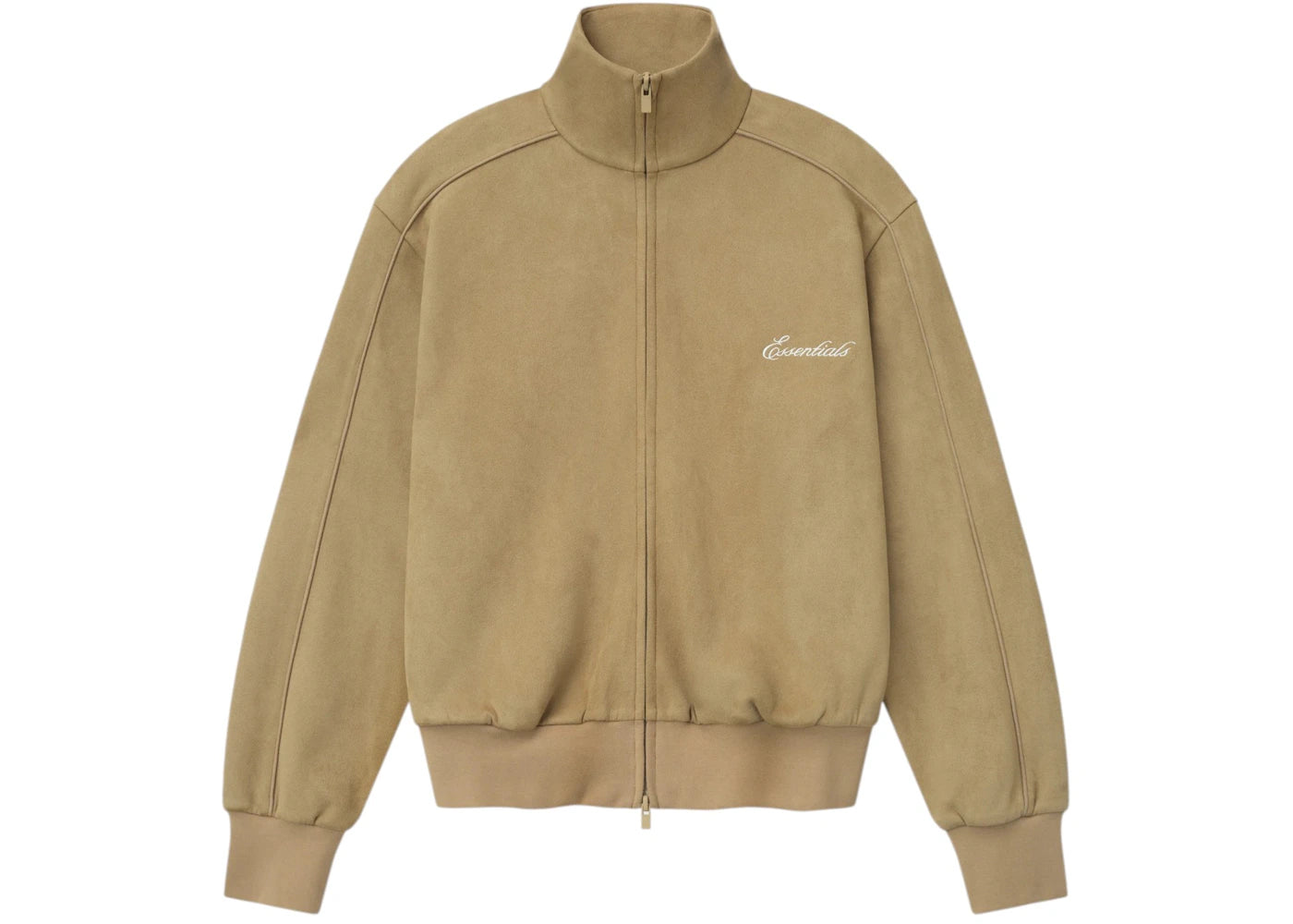 Fear of God Essentials Womens Signature Vintage Track Jacket Dune