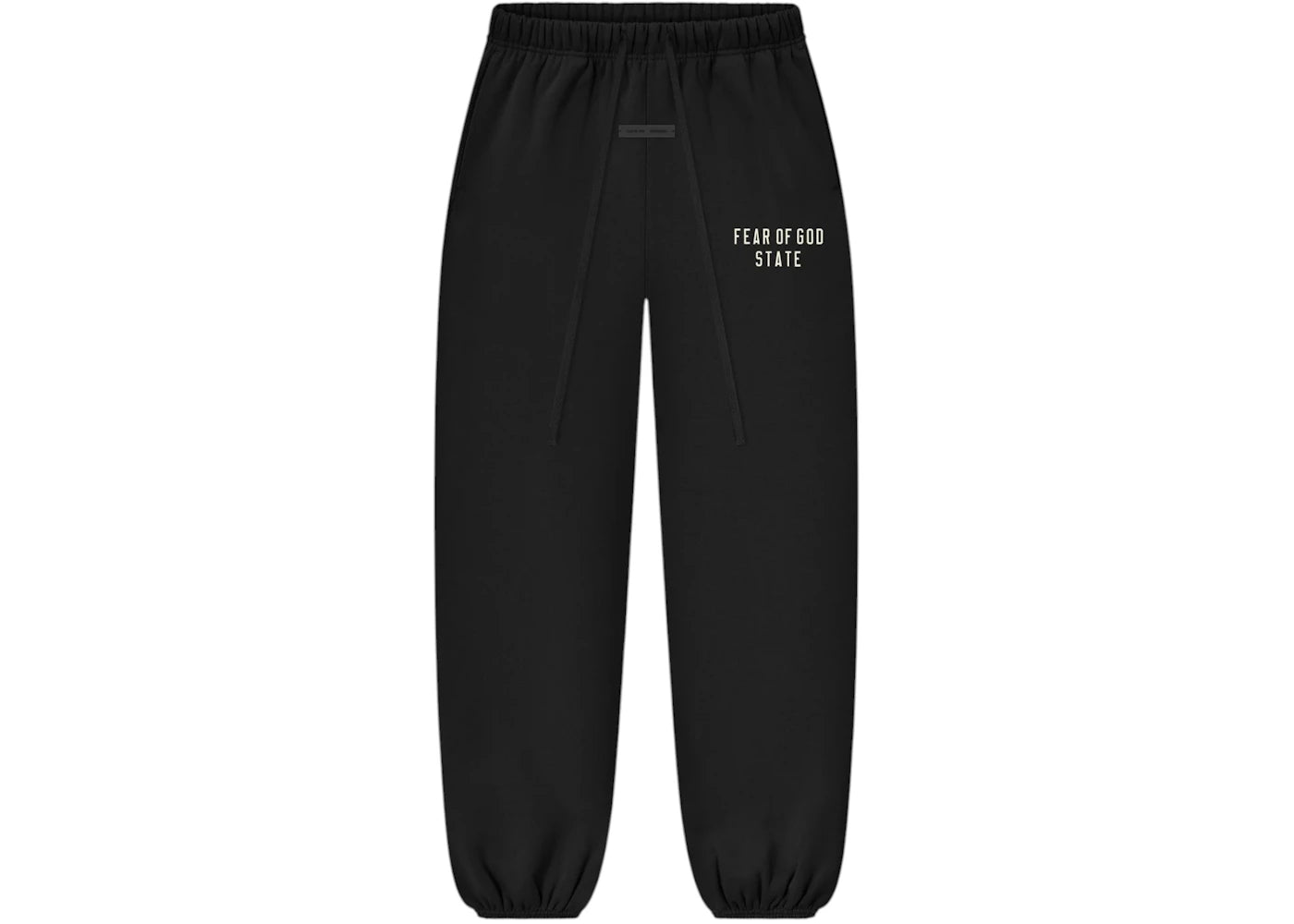 Fear of God Essentials Womens State Classic Fleece Sweatpant (FW25) Jet Black