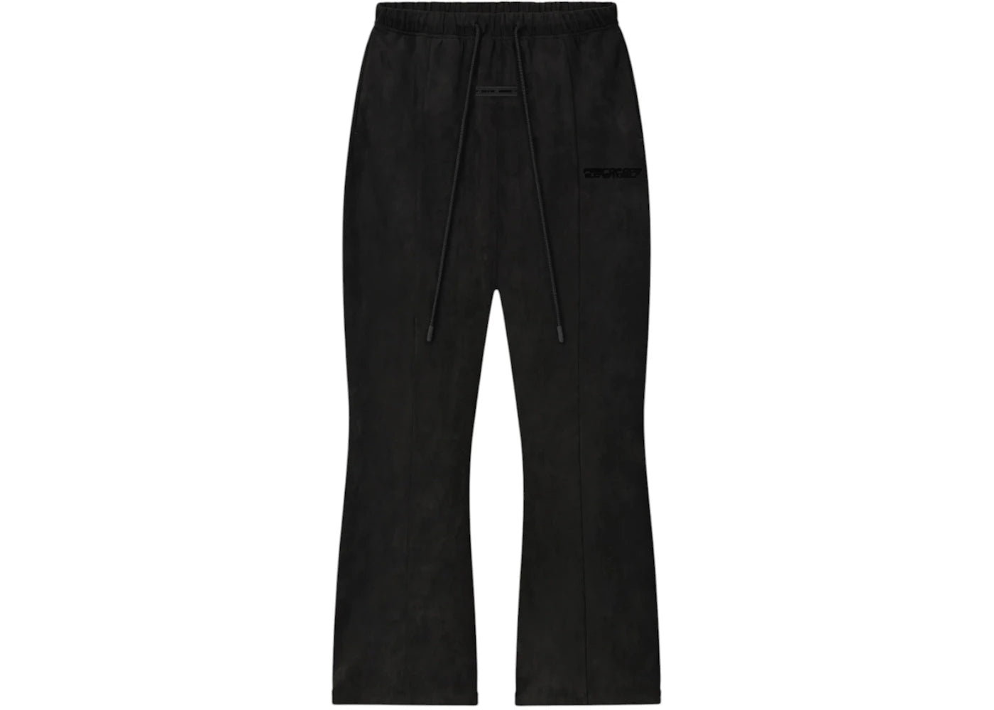 Fear of God Essentials Womens Suede Fleece Flare Sweatpant Vintage Black