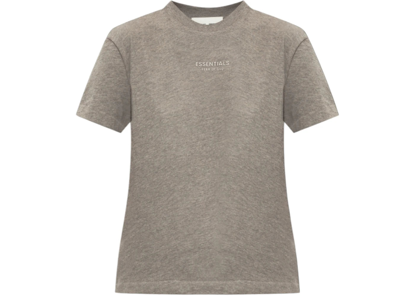 Fear of God Essentials Women's Top Jersey Crewneck T-Shirt Homestead Heather