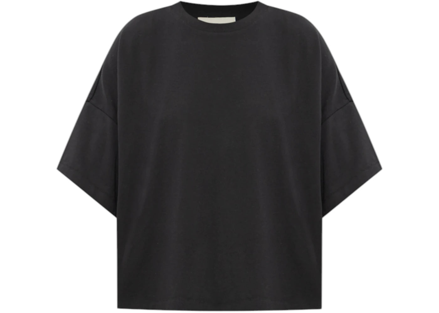 Fear of God Essentials Women's Top Jersey Crewneck T-Shirt Jet Black